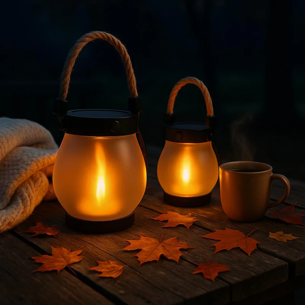 Dancing Flame – Solcellelykt med levende flammeeffekt